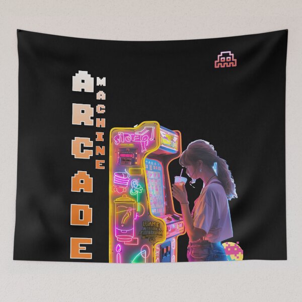 Item preview, Pixelated Treasures: Relive the Magic of Arcade Machines designed and sold by Artedig.