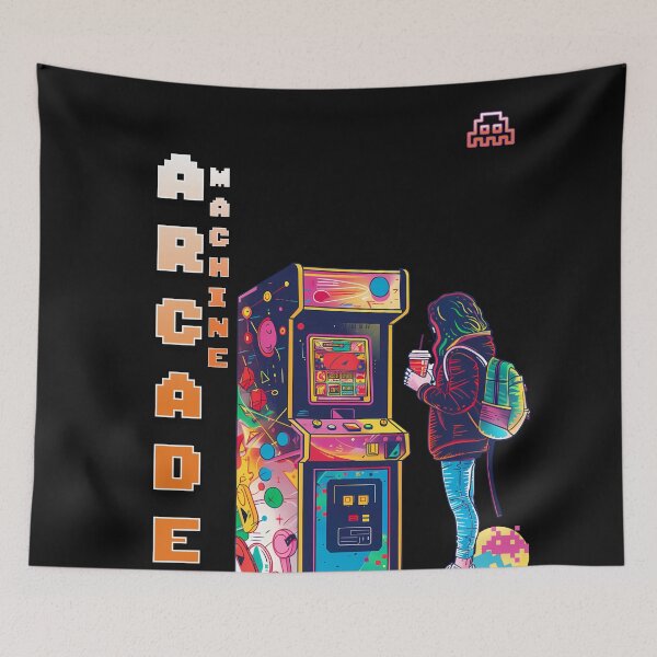 Item preview, Pixelated Odyssey: Travel through the History of Arcade Machines designed and sold by Artedig.