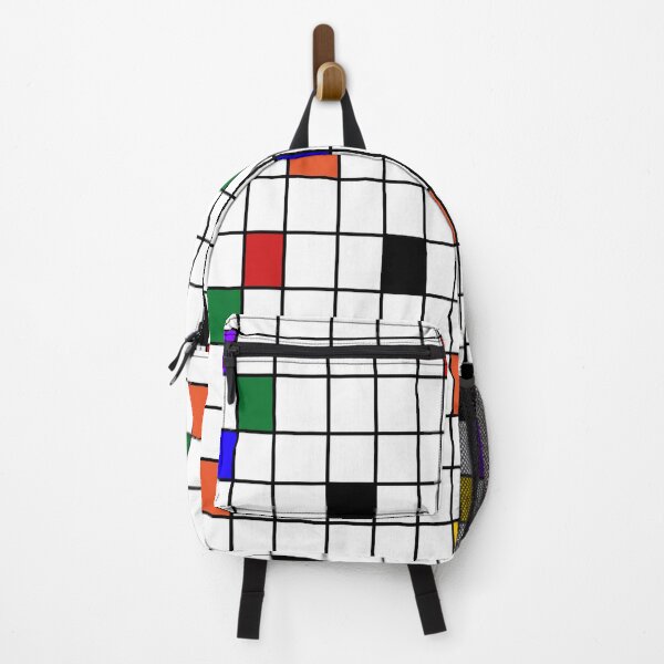 Item preview, Multicolored checkered abstract print designed and sold by niiceshop.