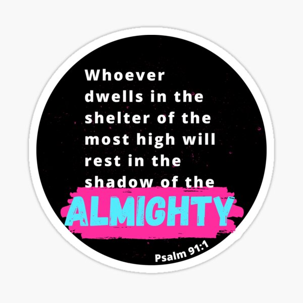 Item preview, Scripture Psalm 91:1 Bible Verse designed and sold by bible-prints.