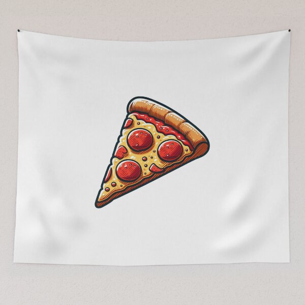 Item preview, a slice of Pepperoni pizza designed and sold by FerdiEverywhere.