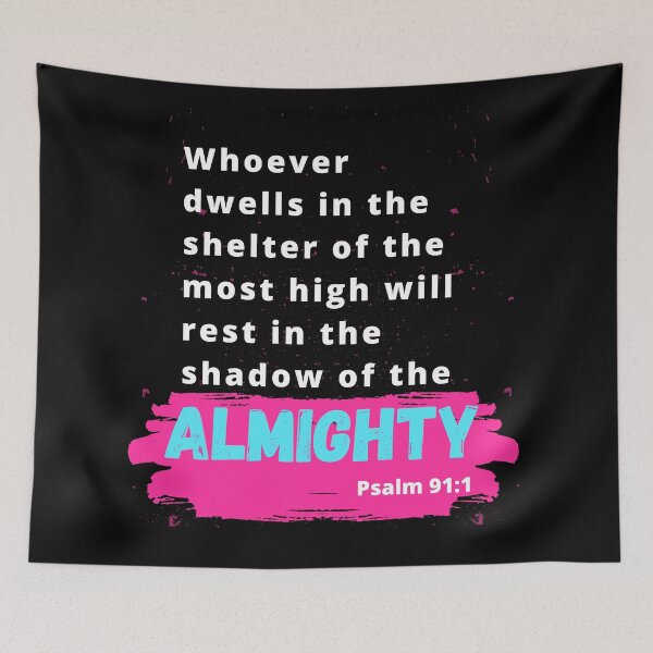 Item preview, Scripture Psalm 91:1 Bible Verse designed and sold by bible-prints.