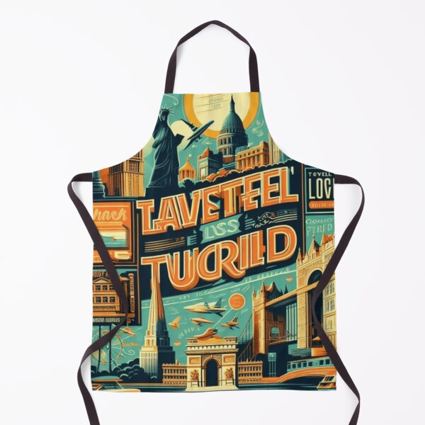 Item preview, World Wonders: Retro Travel Poster Adventure designed and sold by March12 Moonbeam.