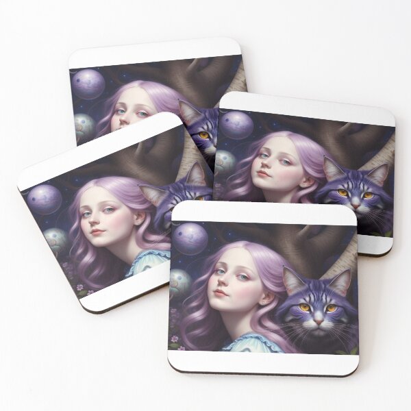 Item preview, Classic Alice In Wonderland and Cat  designed and sold by TheDarkWardrobe.