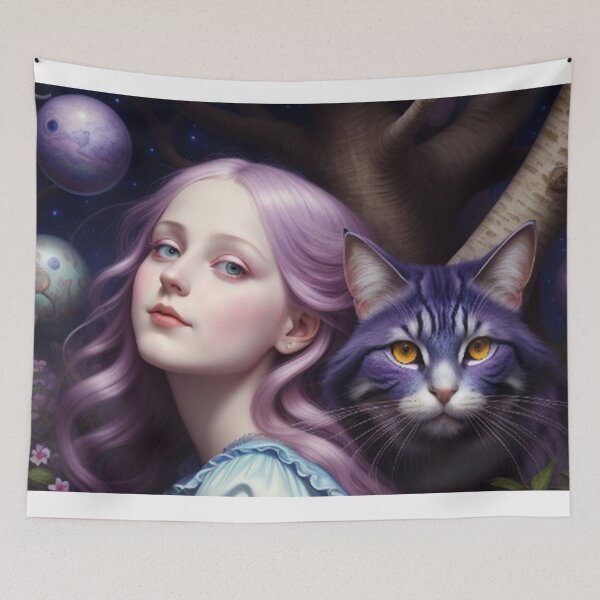 Item preview, Classic Alice In Wonderland and Cat  designed and sold by TheDarkWardrobe.