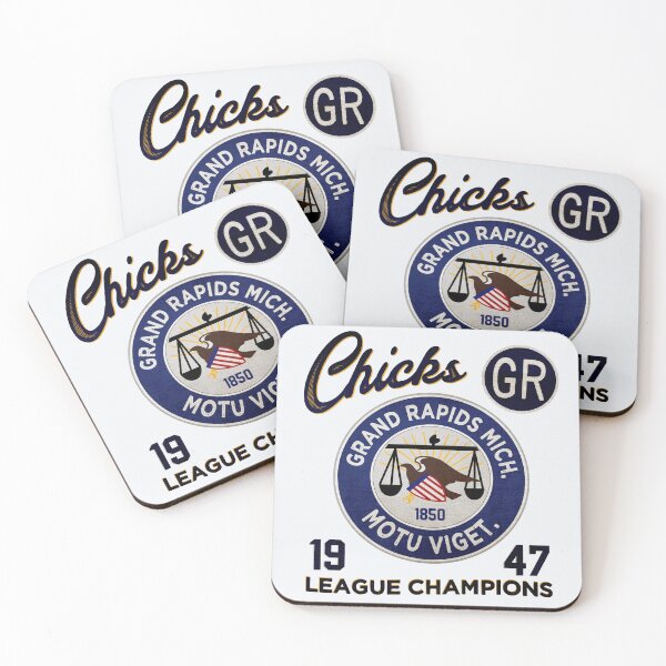 Item preview, Grand Rapids Chicks • AAGPBL Patch • Grand Rapids, Michigan designed and sold by MKE Rhine Maiden  •  Grumble Services, LLC..