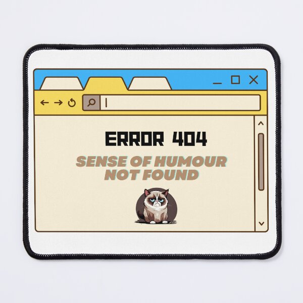 Item preview, Error 404 sense of humour not found  designed and sold by TheFarmacista.