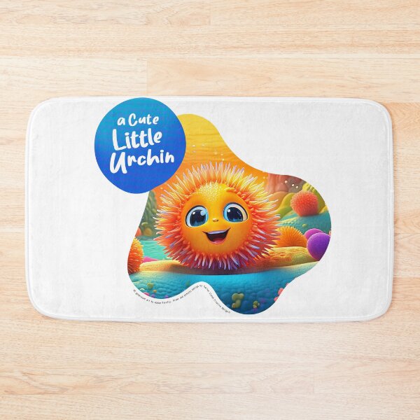 Item preview, A Cute Little Urchin - 3D Illustration designed and sold by SAVEUSWOW.