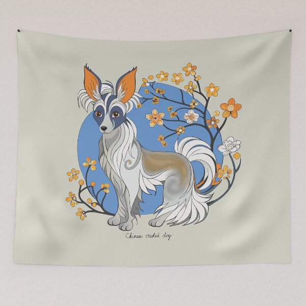 Item preview, Chinese crested dog designed and sold by Mustela erminea.