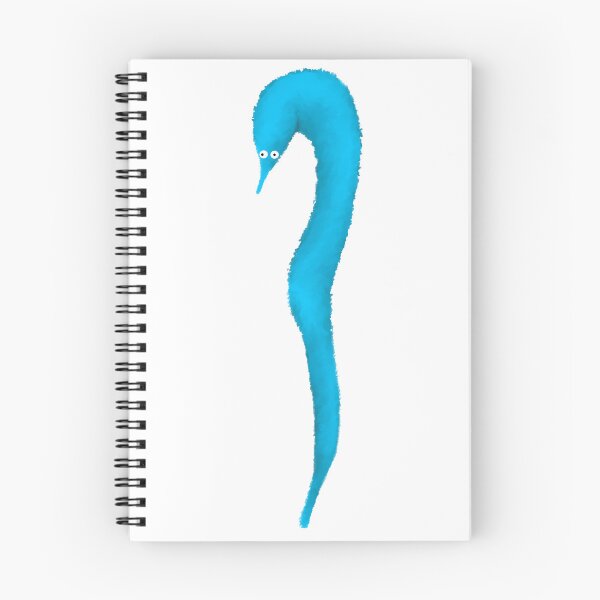 Item preview, Fuzzy Worm - Blue  designed and sold by Savannahmartel.