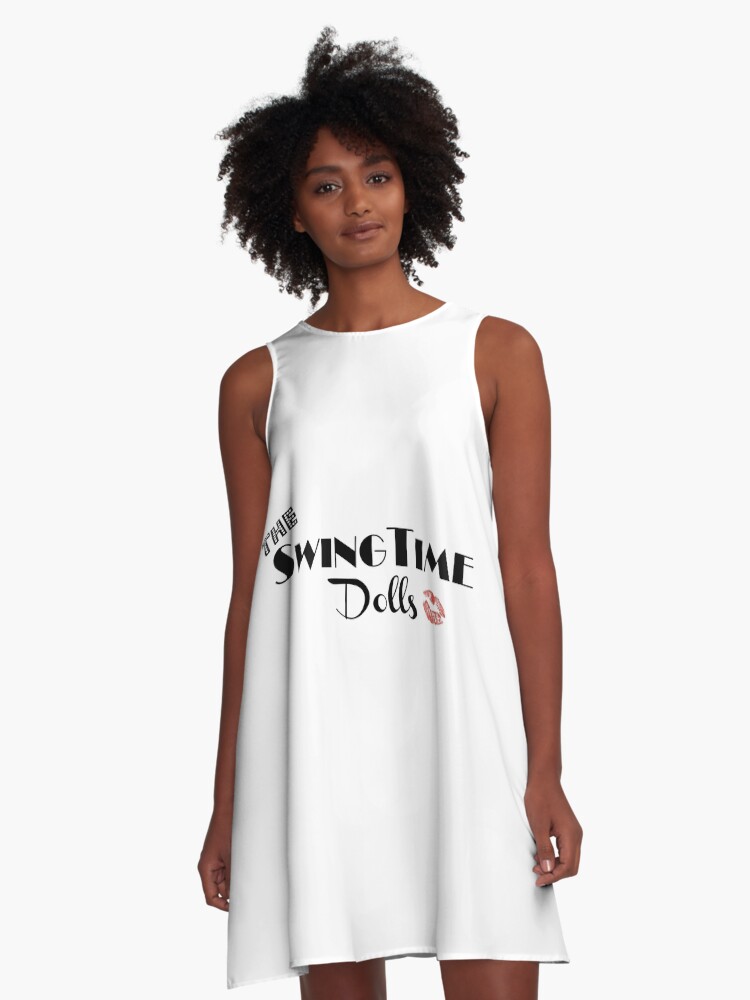 Thumbnail 1 of 4, A-Line Dress, Official SwingTime Dolls Logo designed and sold by SwingTimeDolls.