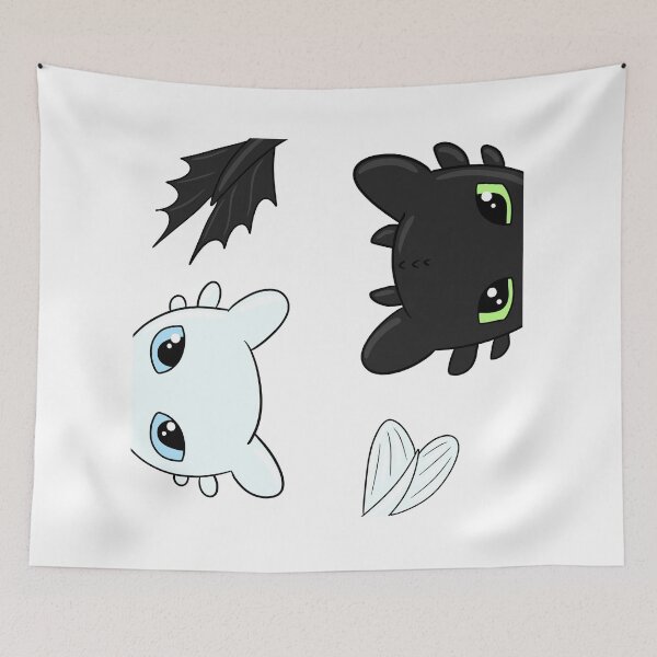 Item preview, Toothless & Light Fury designed and sold by TheSimpleEdge.