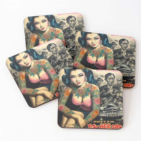 Item preview, Vintage Japanese Woman designed and sold by PulpVintage.
