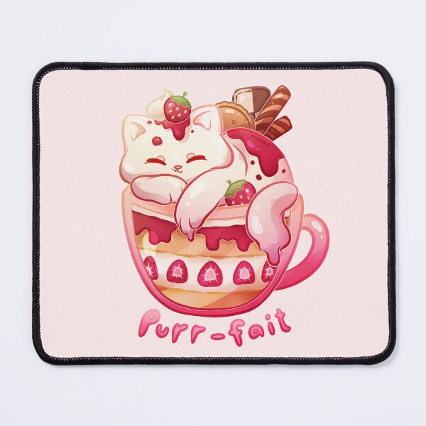 Item preview, Strawberry Purr-fait designed and sold by heysoleilart.