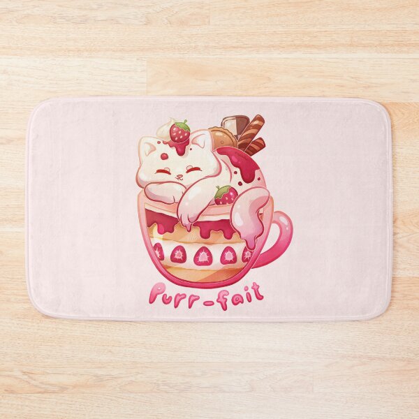 Item preview, Strawberry Purr-fait designed and sold by heysoleilart.
