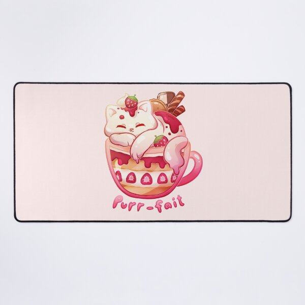 Item preview, Strawberry Purr-fait designed and sold by heysoleilart.
