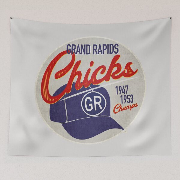 Item preview, Grand Rapids Chicks • AAGPBL Hat • Grand Rapids, Michigan designed and sold by MKE Rhine Maiden  •  Grumble Services, LLC..