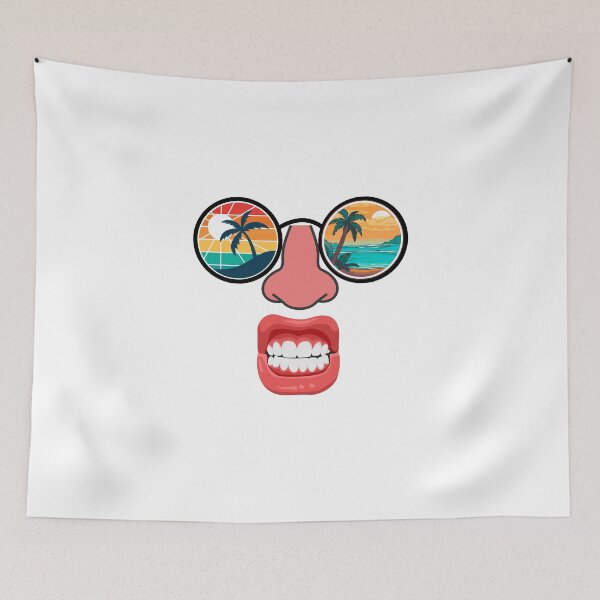 Item preview, face excited in the beach  designed and sold by hakimovic.