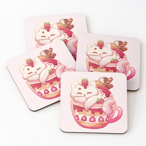 Item preview, Strawberry Purr-fait -  no text designed and sold by heysoleilart.