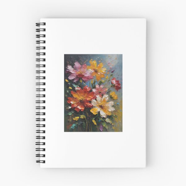 Item preview, Oil Painted Flowers designed and sold by Burkae.