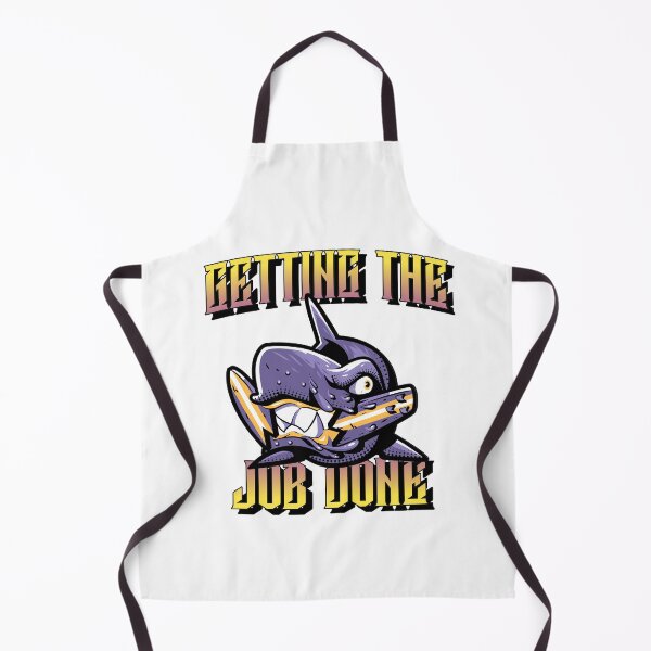 Item preview, GETTING THE JOB DONE SHARK BITE designed and sold by LovePeaceShop.
