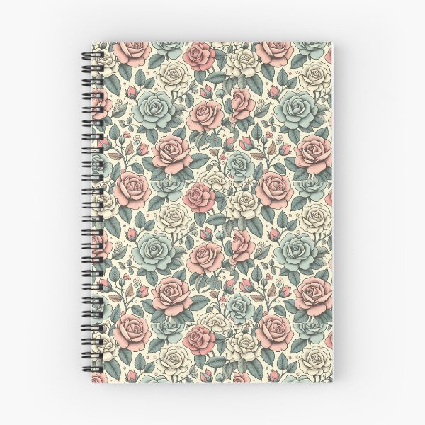 Item preview, Vintage Cottagecore Multicolor Roses  designed and sold by needfulthingsco.