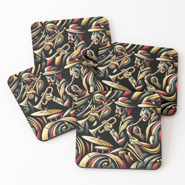 Item preview, Jazz Band in a Cubism Paint 2 designed and sold by PictaNova.