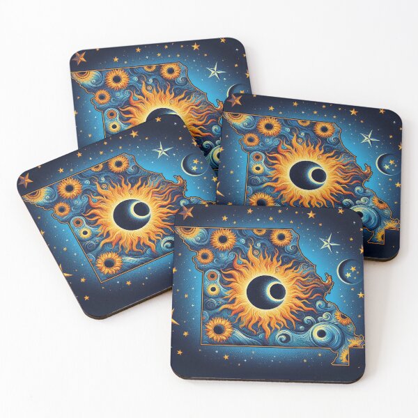 Item preview, Eclipse Missouri - Art Eclipse Missouri designed and sold by JessArty ⭐⭐⭐⭐⭐.