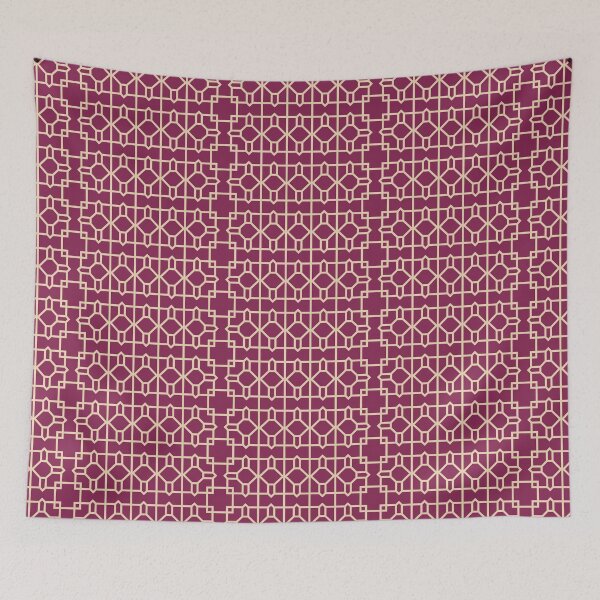 Item preview, Maroon & Golden Minimalist Abstraction - Abstract Graphic Patterns designed and sold by Looming Lines.