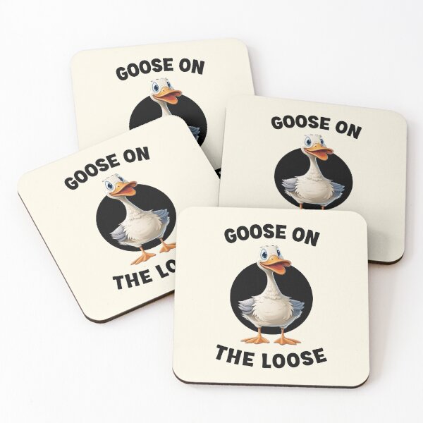 Item preview, Happy Goose on the Loose! Playful Geese designed and sold by SesameTees.