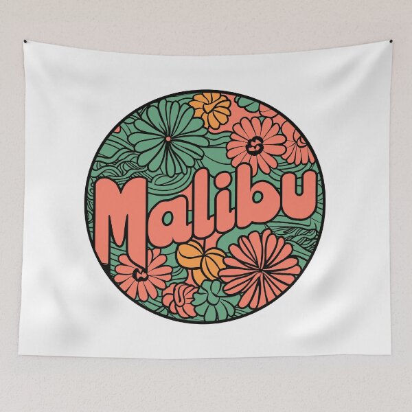 Item preview, Malibu California Beach Surf in Pink designed and sold by SamJanner.