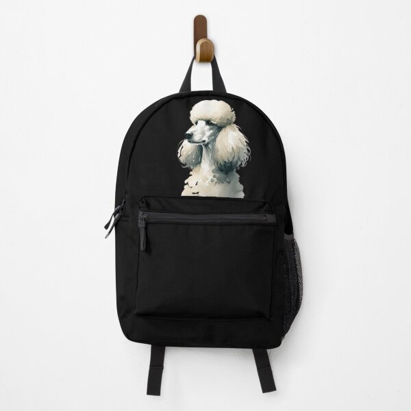 Item preview, Watercolor portrait of a poodle designed and sold by luckyredskittle.