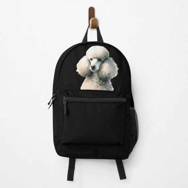 Item preview, Watercolor portrait of a poodle designed and sold by luckyredskittle.