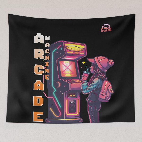 Item preview, Nostalgia on Screen: A Visual Journey through the Age of Arcade Machines designed and sold by Artedig.