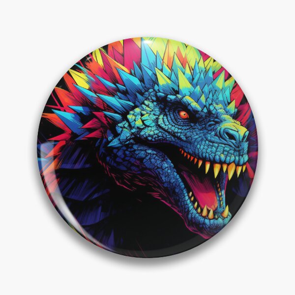 Item preview, Nuclear Lizard Monster Neon Art 1 designed and sold by AstroRisq.