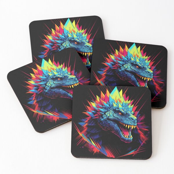 Item preview, Nuclear Lizard Monster Neon Art 1 designed and sold by AstroRisq.