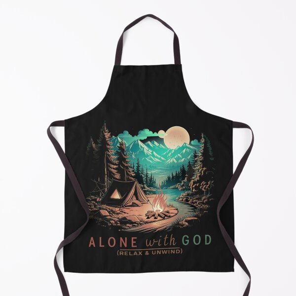 Artikelvorschau, Allein mit Gott, Camping in der Naturkunst entworfen und verkauft von Faithloveshop.