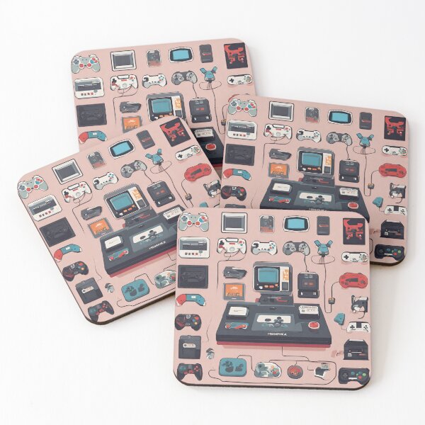 Item preview, history of gaming consoles designed and sold by OptimaShirts.