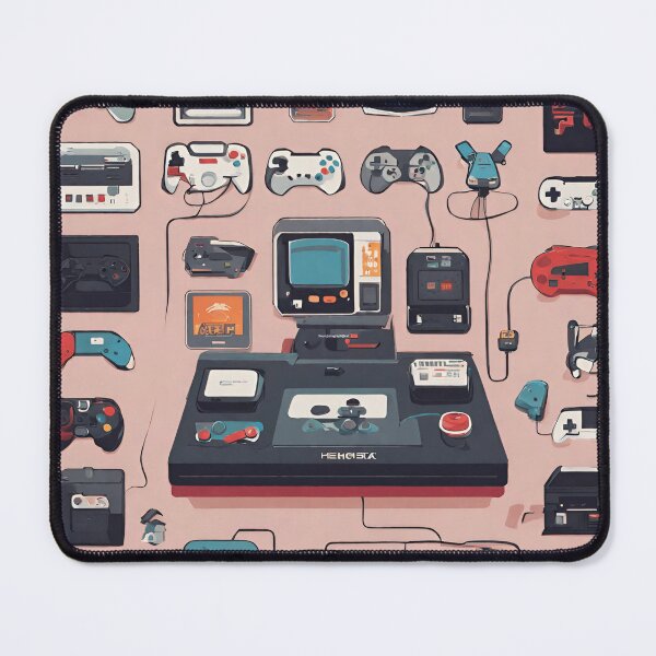 Item preview, history of gaming consoles designed and sold by OptimaShirts.