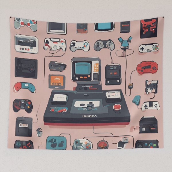 Item preview, history of gaming consoles designed and sold by OptimaShirts.