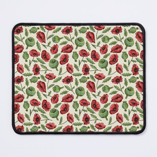 Item preview, Vintage Opium Poppies on Cream designed and sold by Hodgepodge Bricolage.