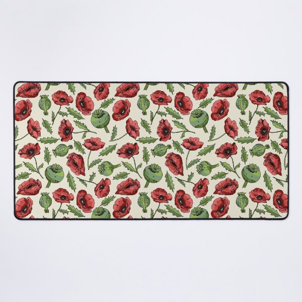 Item preview, Vintage Opium Poppies on Cream designed and sold by Hodgepodge Bricolage.