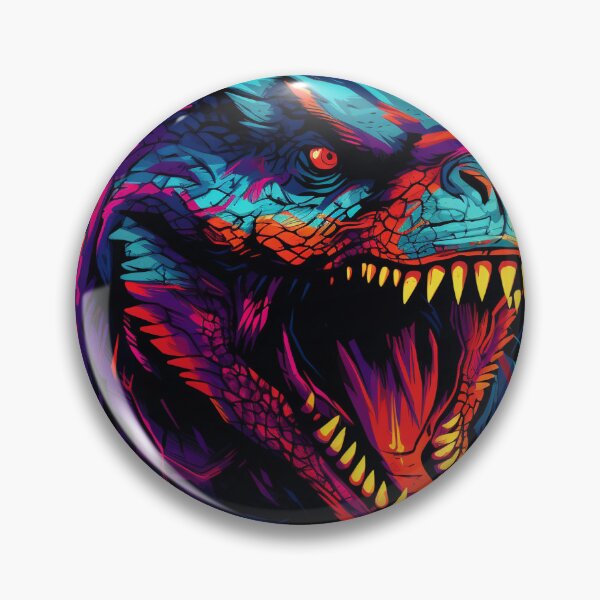 Item preview, Nuclear Lizard Monster Neon Art 2 designed and sold by AstroRisq.