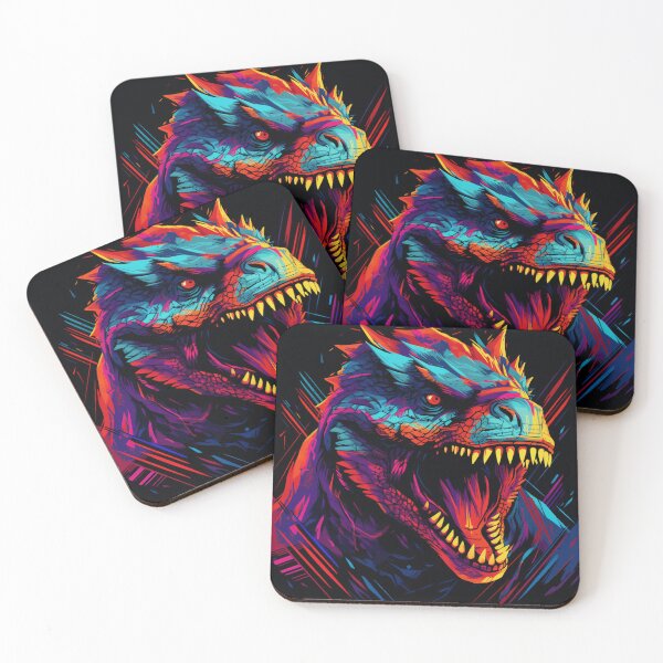 Item preview, Nuclear Lizard Monster Neon Art 2 designed and sold by AstroRisq.