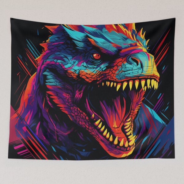Item preview, Nuclear Lizard Monster Neon Art 2 designed and sold by AstroRisq.