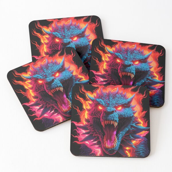 Item preview, Nuclear Lizard Monster Neon Art 3 designed and sold by AstroRisq.