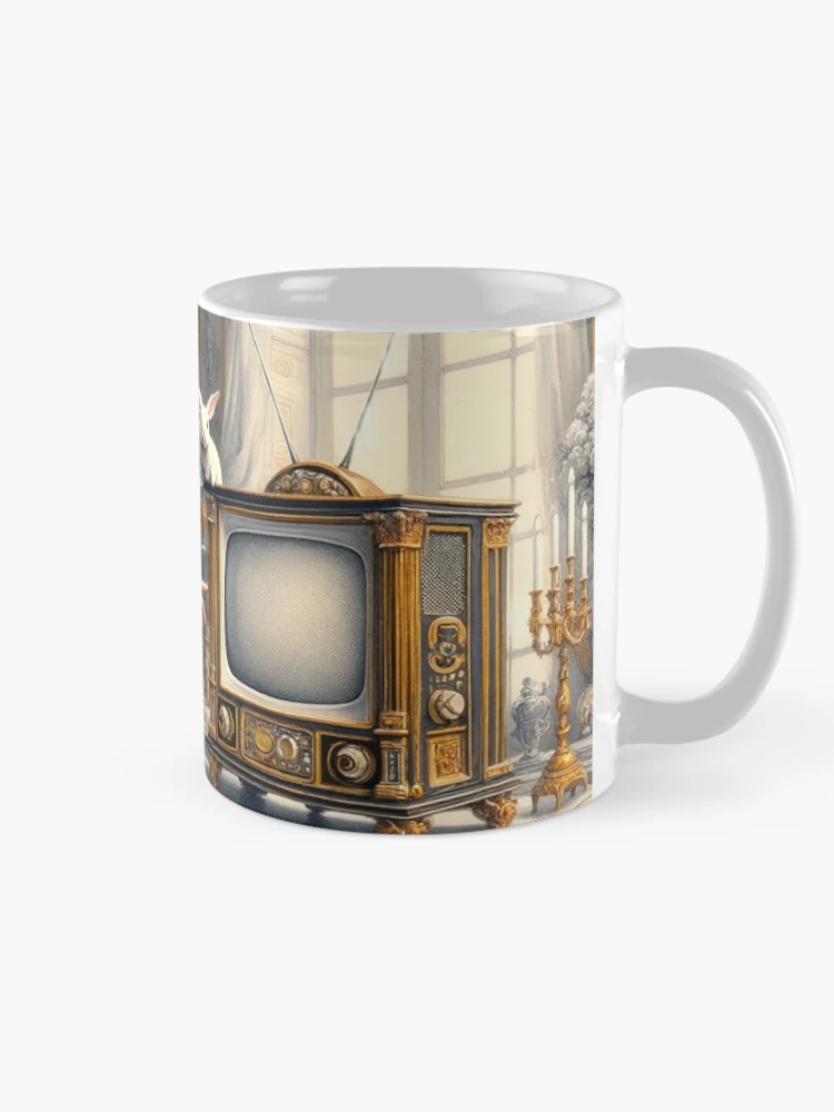 Thumbnail 3 of 6, Coffee Mug, Royal Rabbit Reruns designed and sold by Lane L. Mälkin Design.
