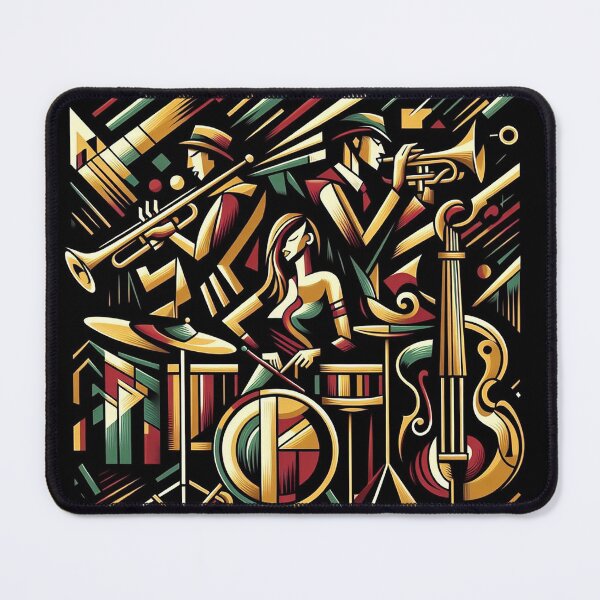 Item preview, Jazz Band in a Cubism Paint 4 designed and sold by PictaNova.