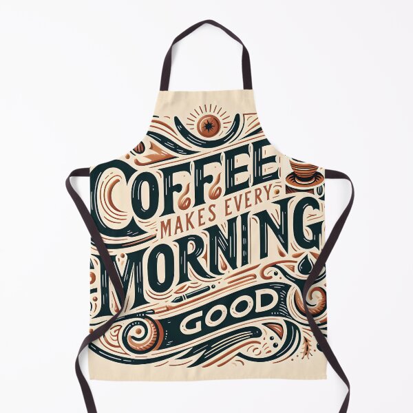 Item preview, Coffee Makes Every Morning Good, typography designed and sold by maxmaj.