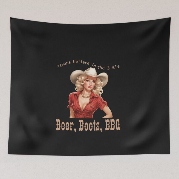 Item preview, Texans Believe in the 3 B's..Beer, Boots, BBQ designed and sold by AlienOccupation.